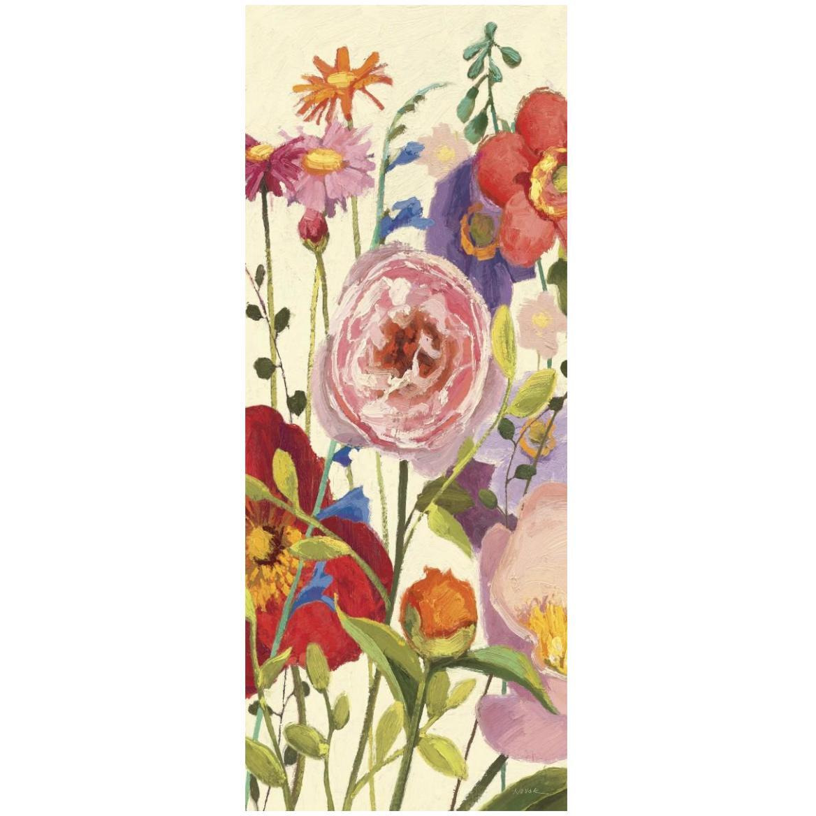 Couleur Printemps II Panel I -Paper Art-22&quotx52"