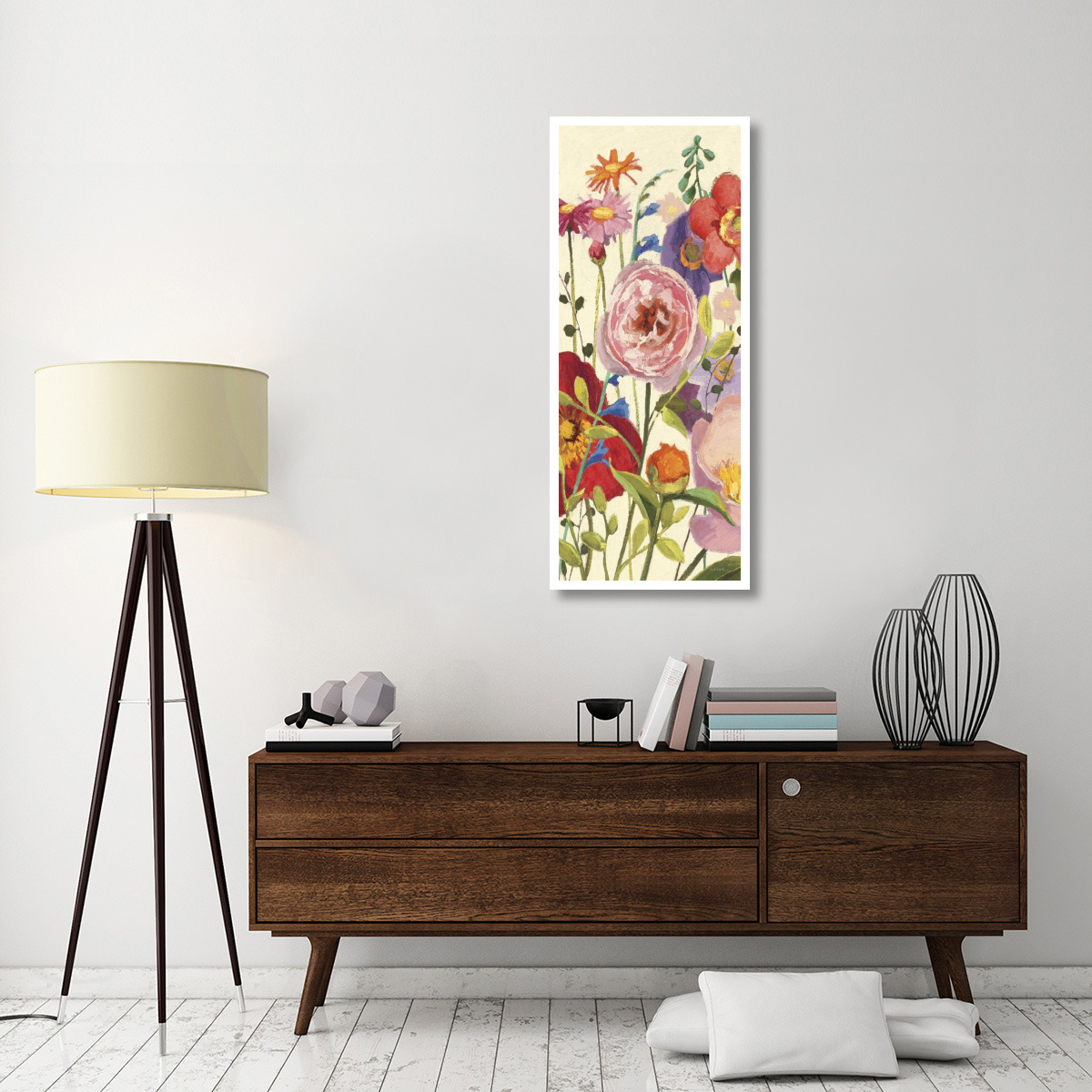 Couleur Printemps II Panel I -Paper Art-22&quotx52"