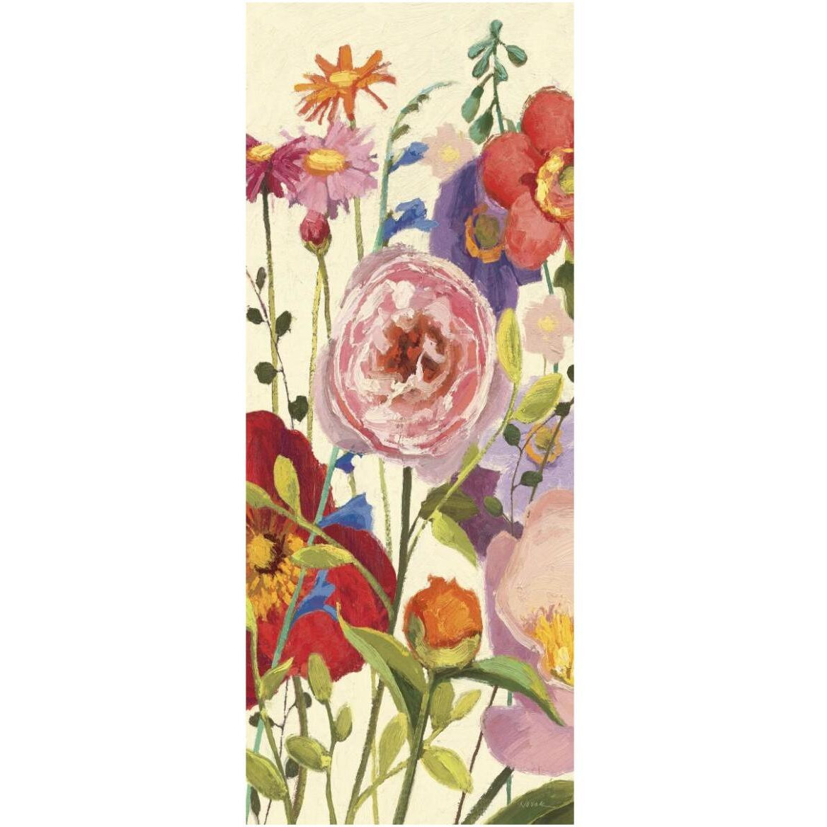 Couleur Printemps II Panel I -Paper Art-26&quotx62"