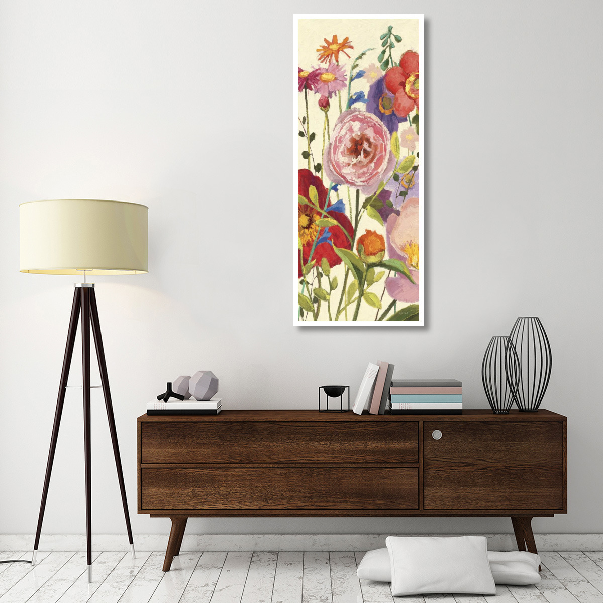 Couleur Printemps II Panel I -Paper Art-26&quotx62"