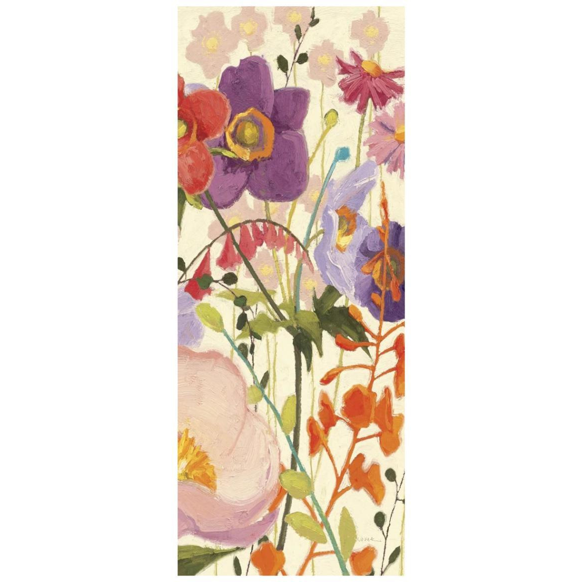Couleur Printemps II Panel II -Paper Art-18&quotx42"