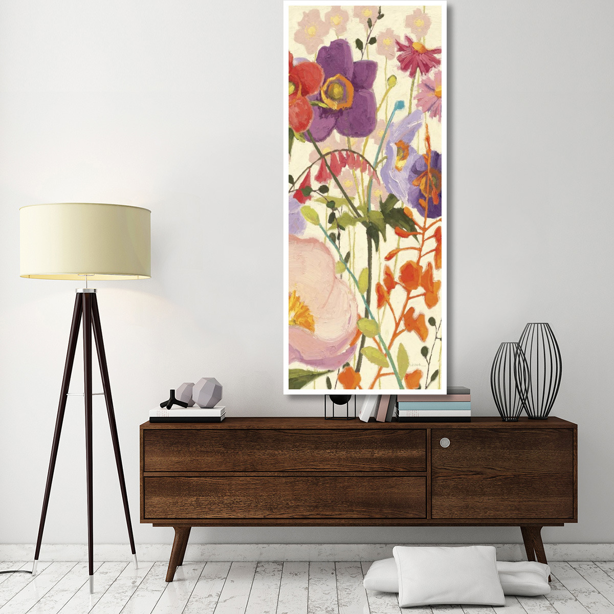 Couleur Printemps II Panel II -Paper Art-32&quotx77"