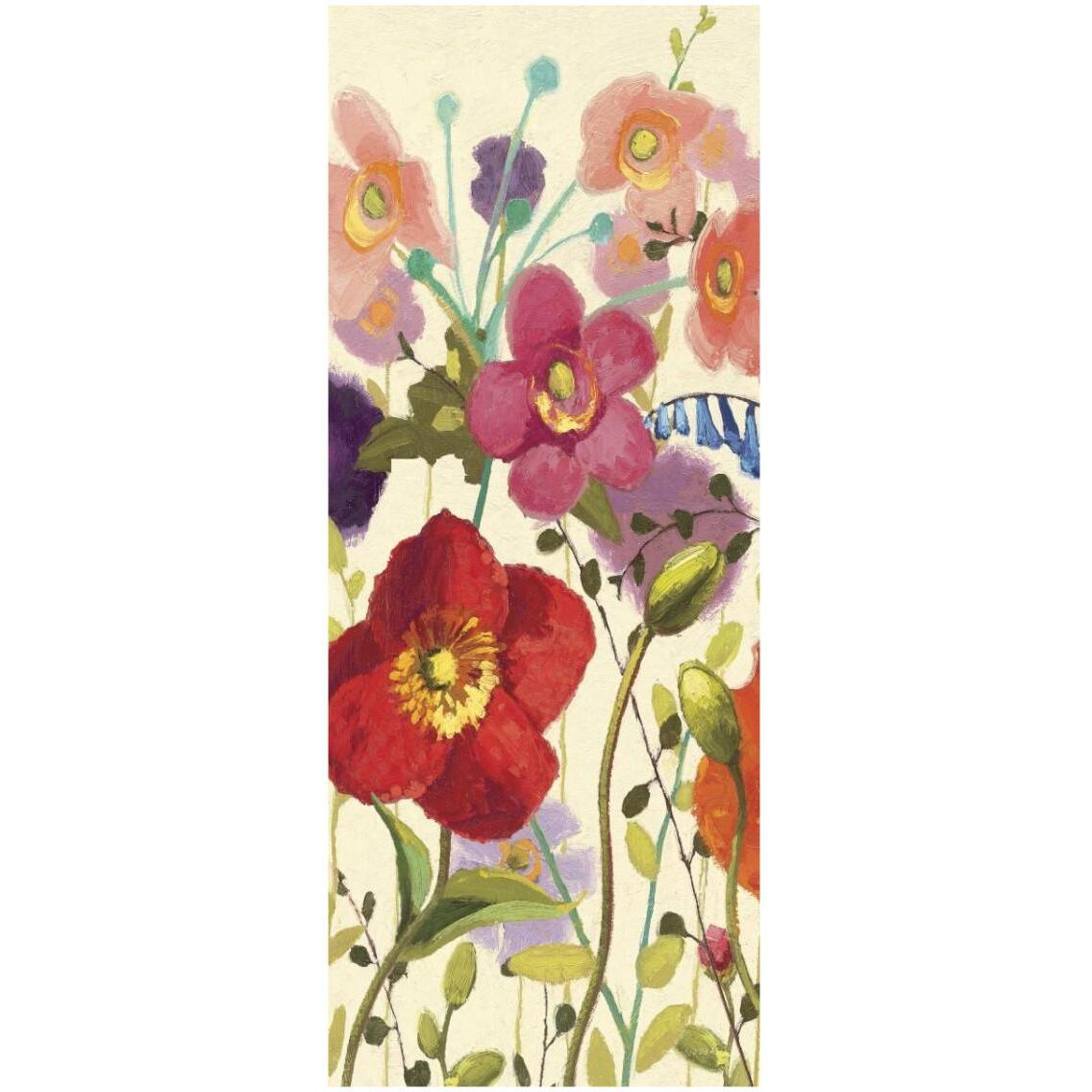 Couleur Printemps III Panel I -Paper Art-14&quotx32"