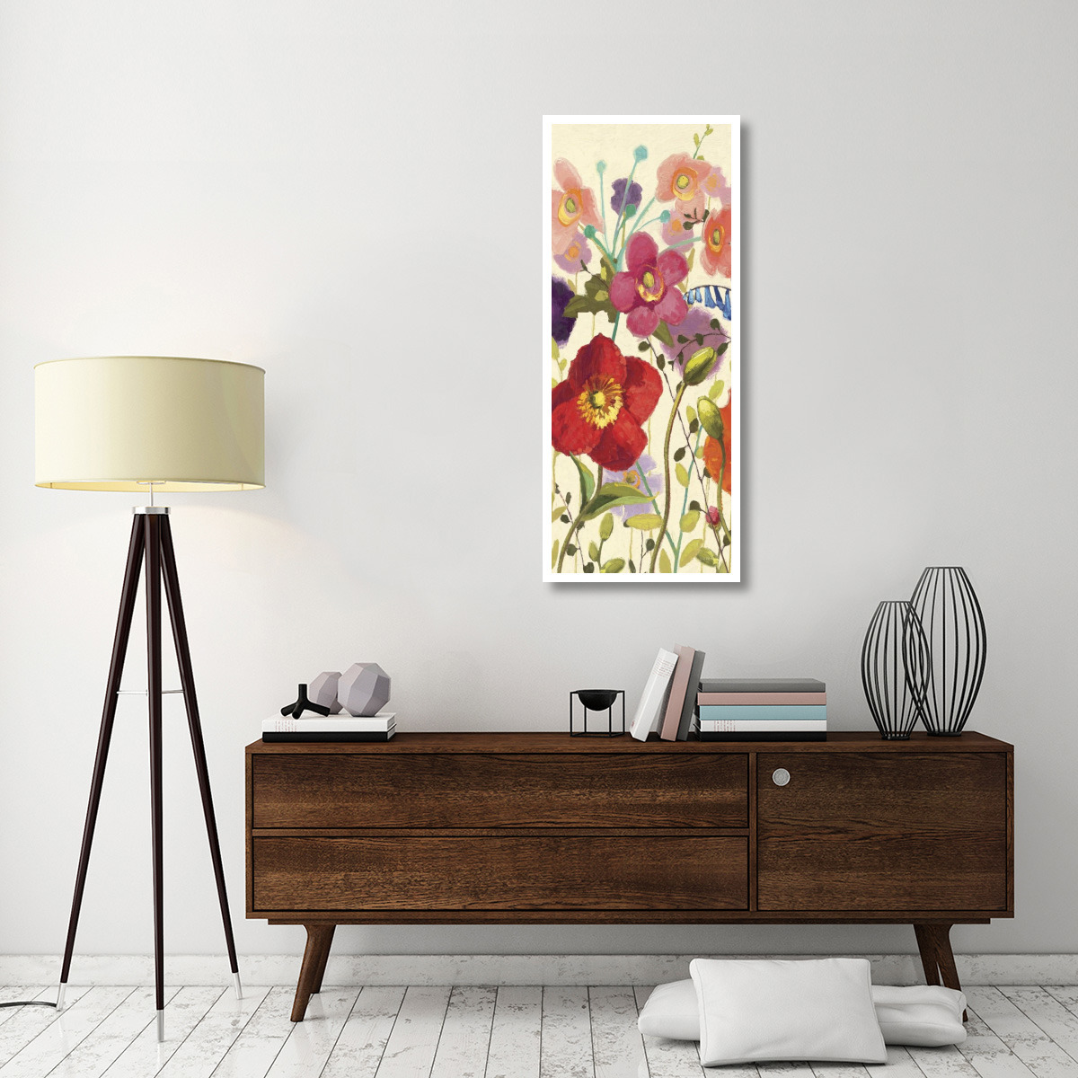 Couleur Printemps III Panel I -Paper Art-22&quotx52"