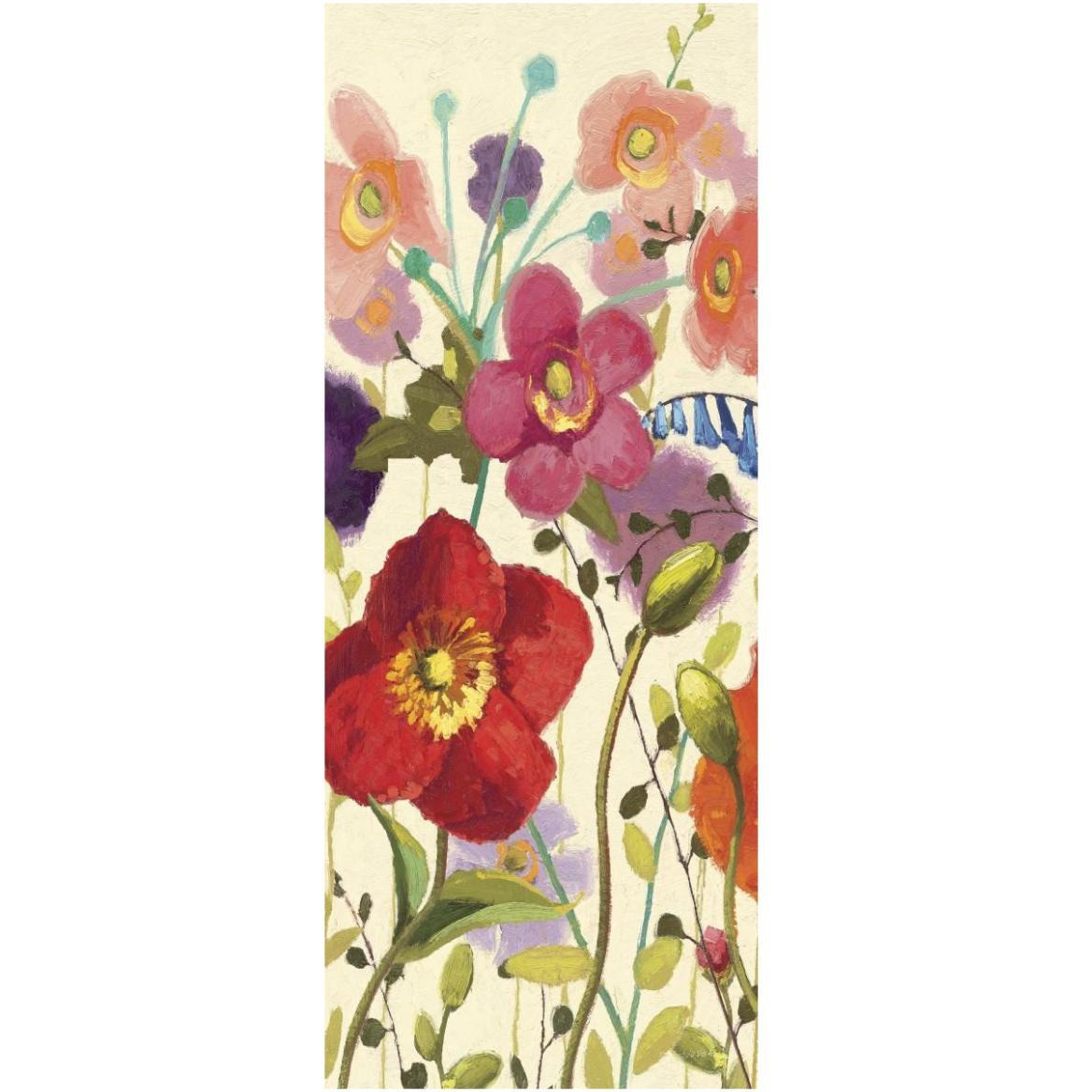 Couleur Printemps III Panel I -Paper Art-26&quotx62"