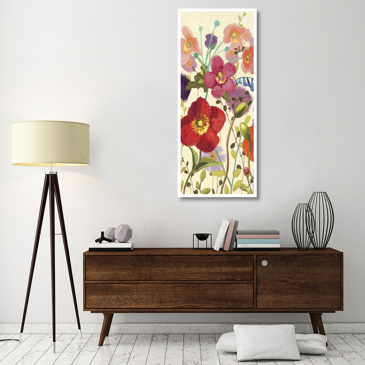 Couleur Printemps III Panel I -Paper Art-26&quotx62"