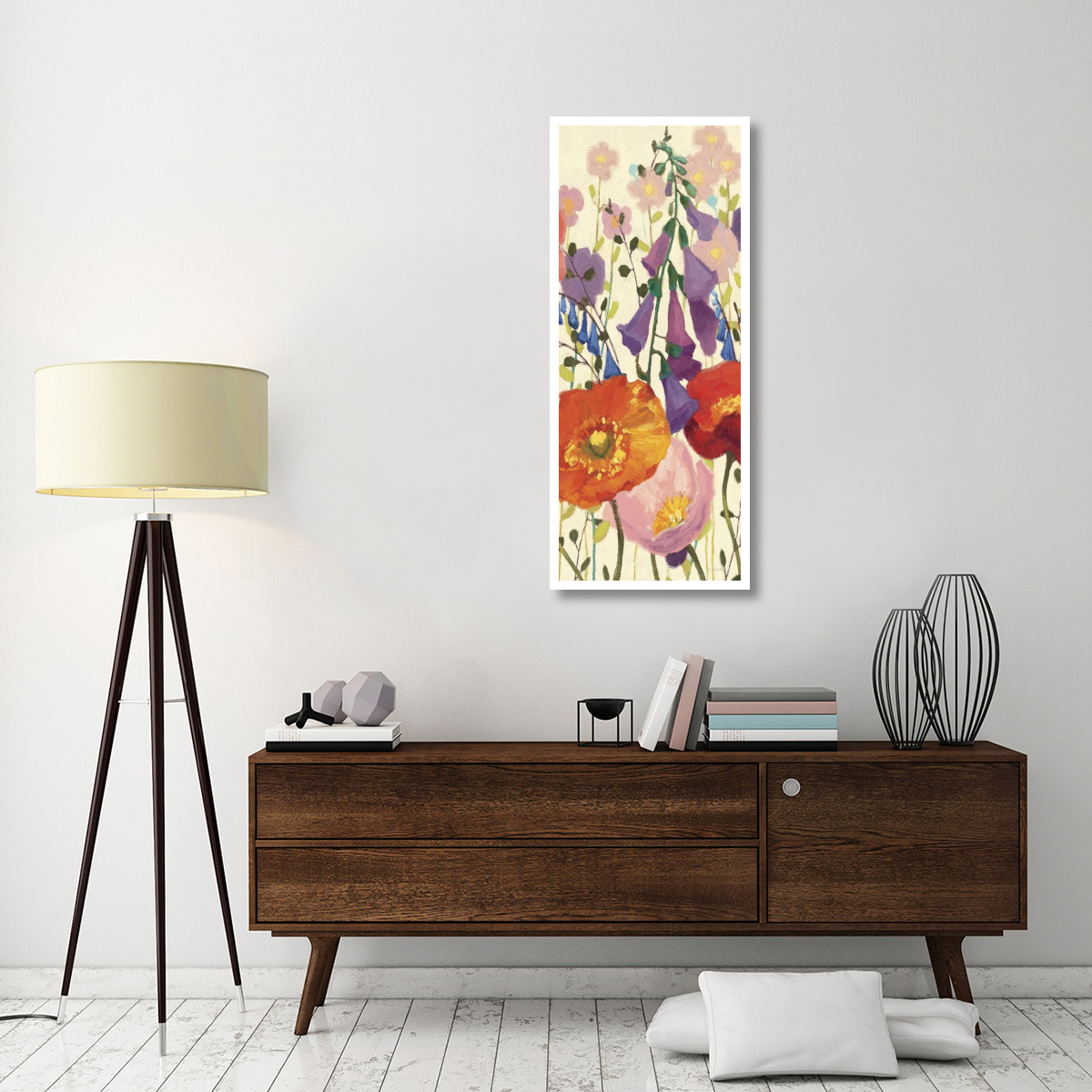 Couleur Printemps III Panel II -Paper Art-22&quotx52"