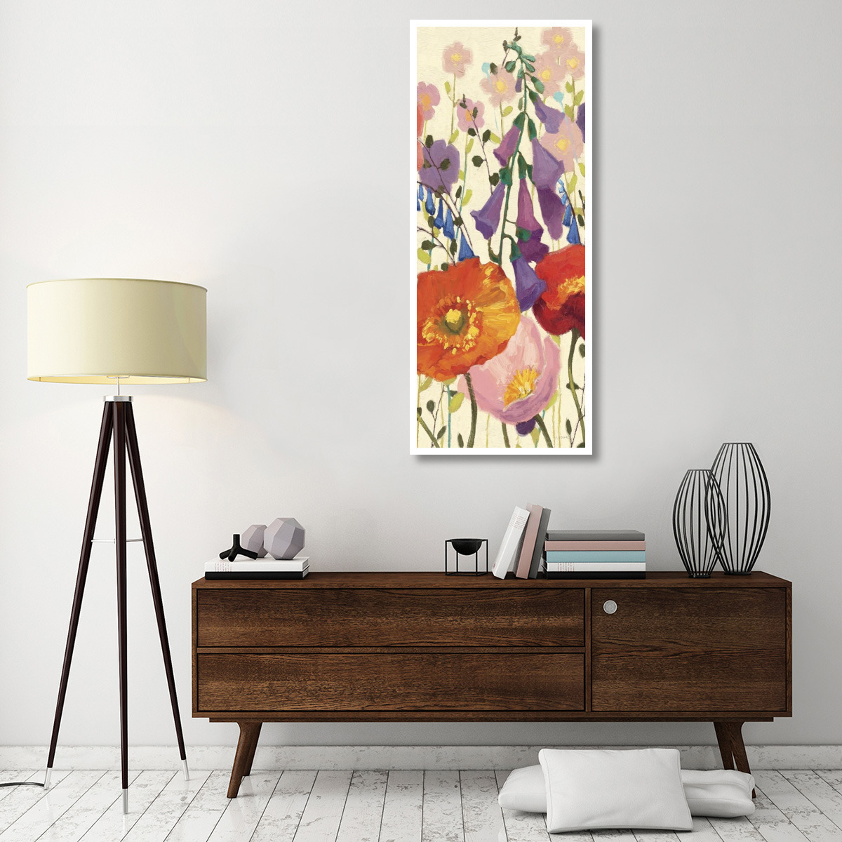 Couleur Printemps III Panel II -Paper Art-26&quotx62"