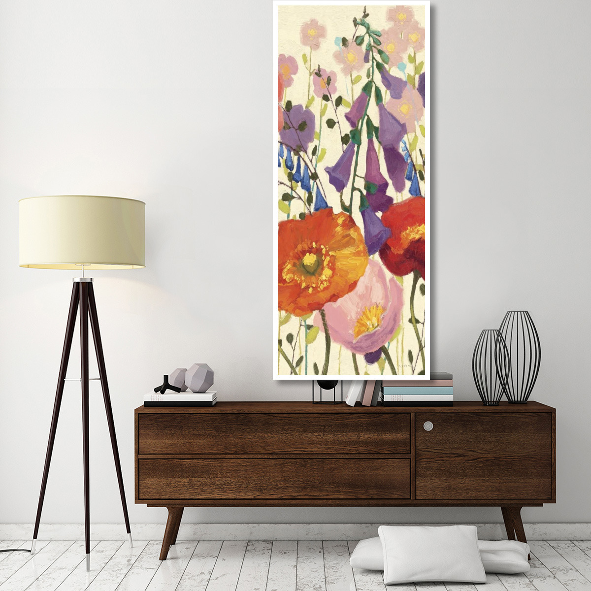 Couleur Printemps III Panel II -Paper Art-32&quotx77"