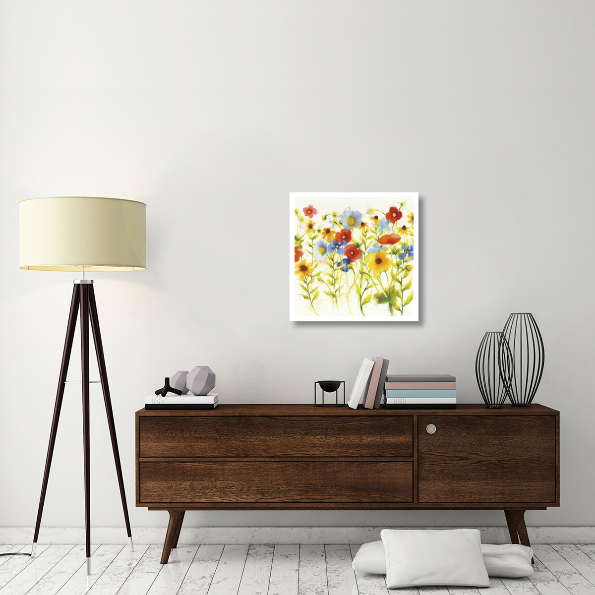 Americana Meadow I Crop -Paper Art-26&quotx26"