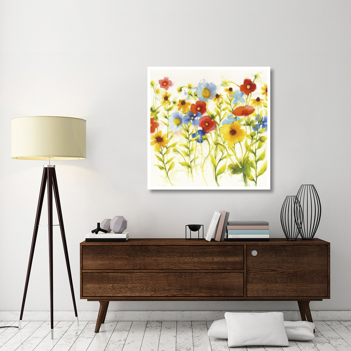 Americana Meadow I Crop -Paper Art-42&quotx42"
