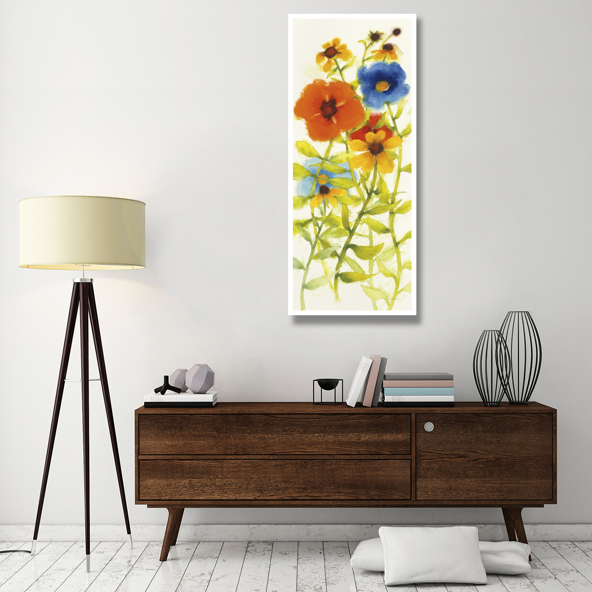 Americana Meadow II -Paper Art-26&quotx62"