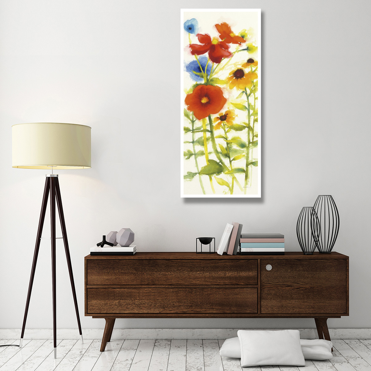 Americana Meadow III -Paper Art-26&quotx62"