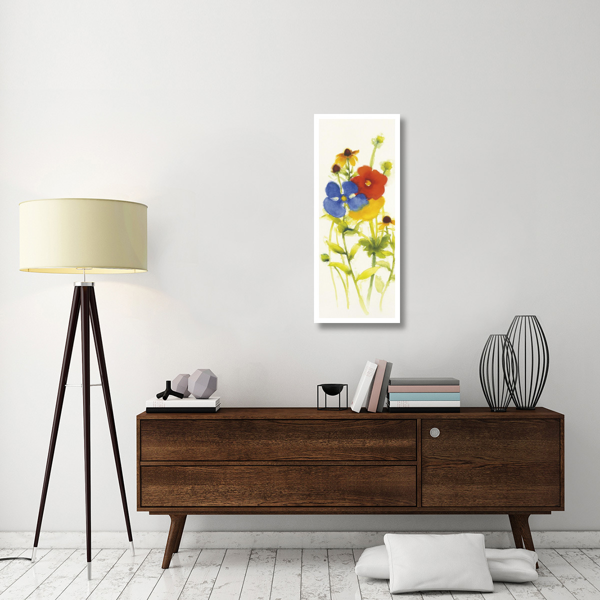 Americana Meadow IV -Paper Art-17.2&quotx42"