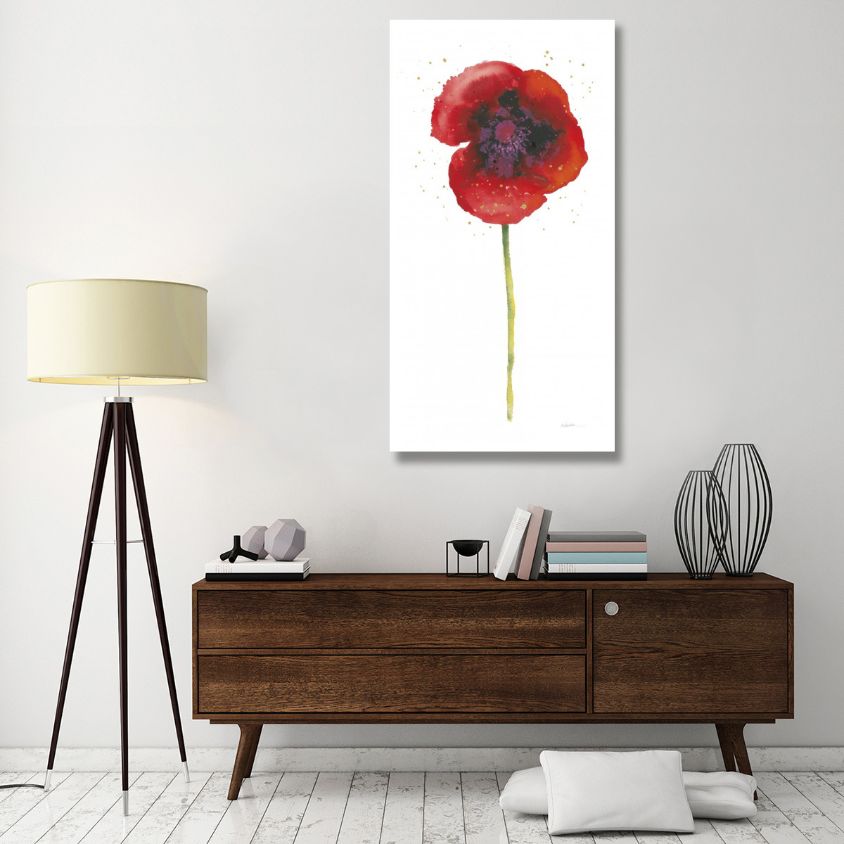 Splash I with Gold -Paper Art-32&quotx62"