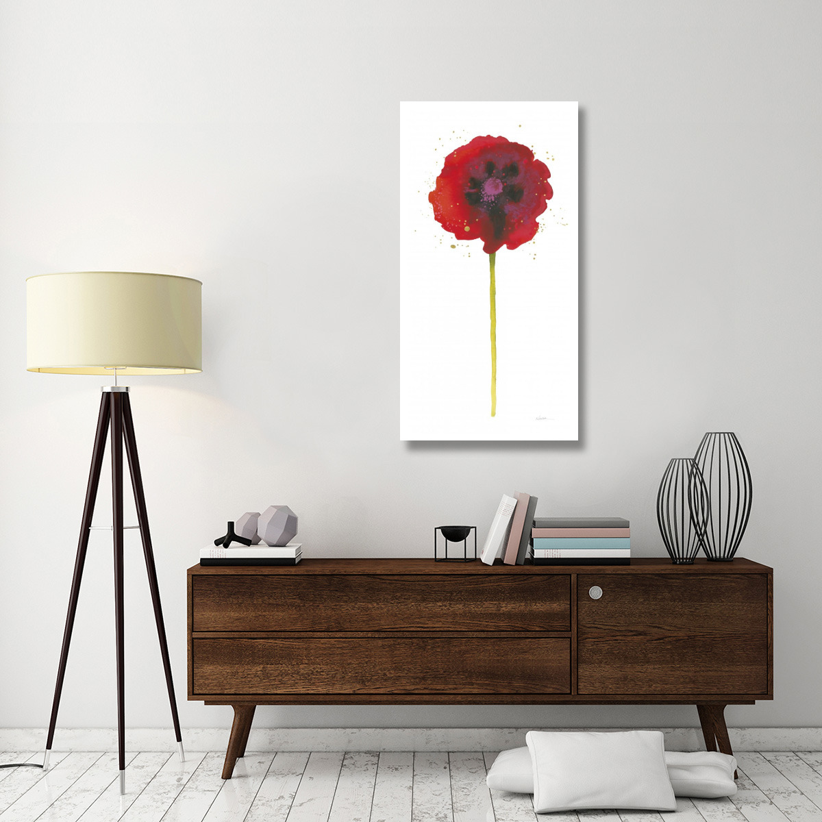 Splash II with Gold -Paper Art-26&quotx50"
