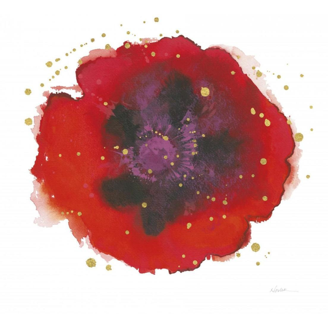Splash IV with Gold -Paper Art-26&quotx26"