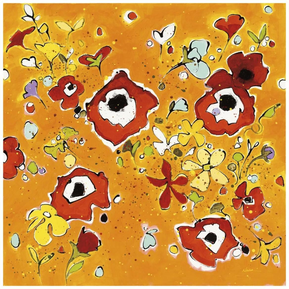Fleur Amusement -Paper Art-42&quotx42"