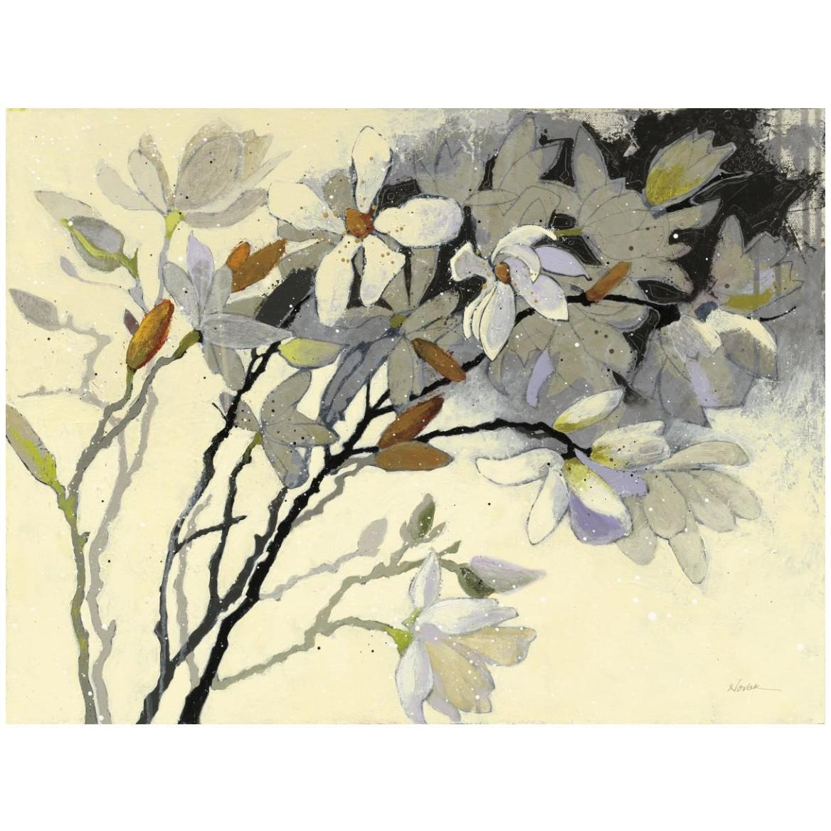 Magnolias -Paper Art-50&quotx38"