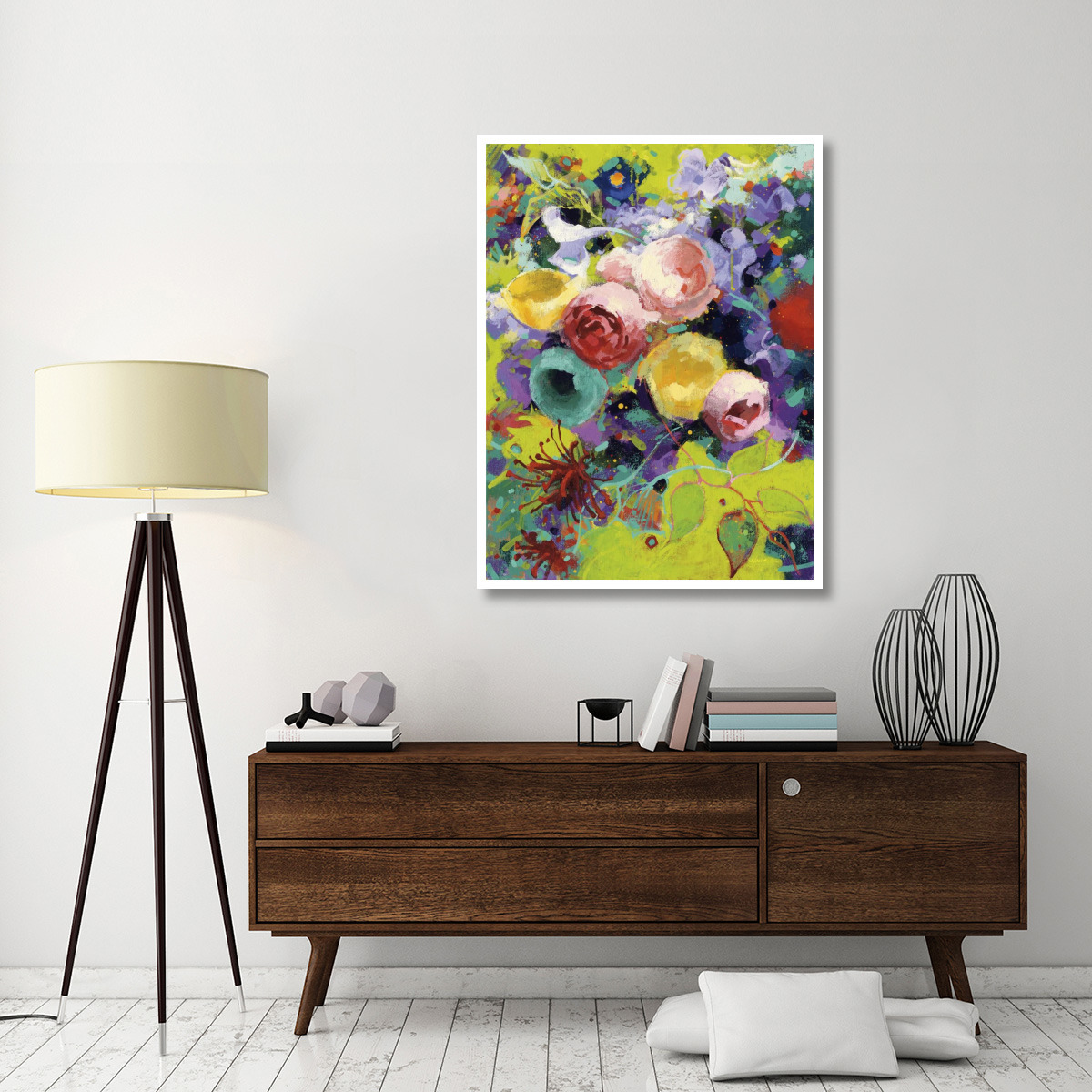 Des Roses -Paper Art-38&quotx50"