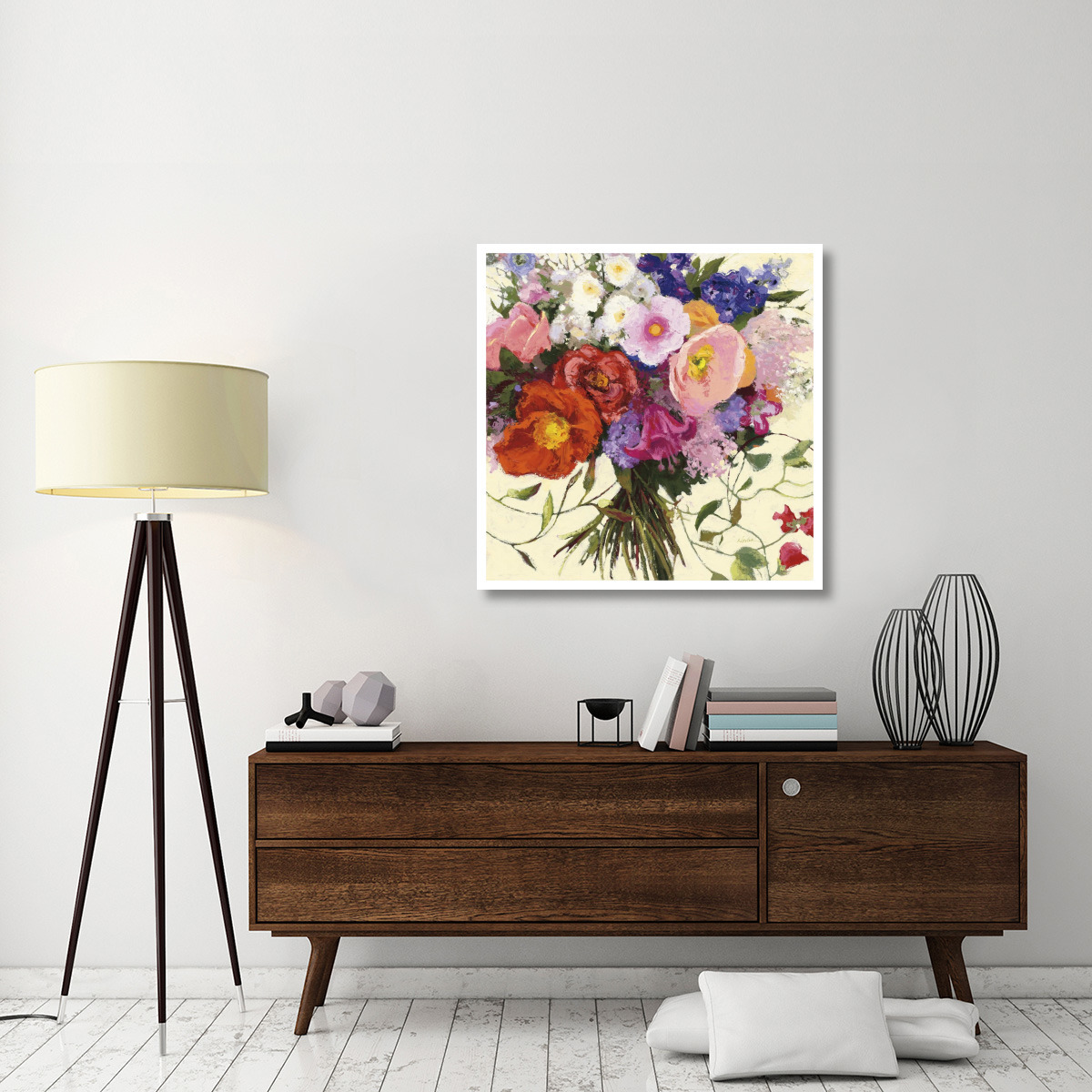 Bouquet de Printemps -Paper Art-38&quotx38"