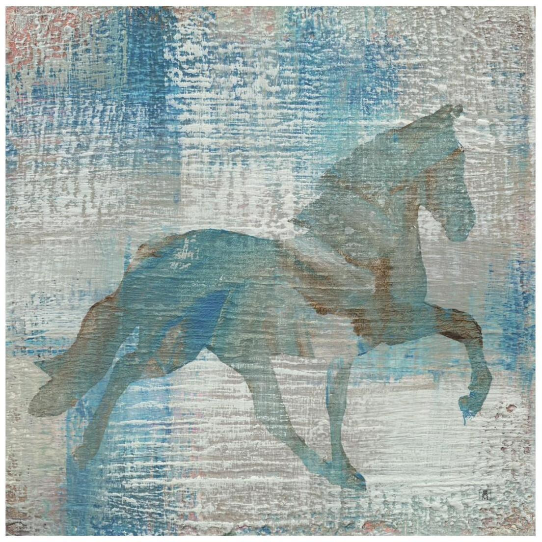Cheval II -Paper Art-20&quotx20"