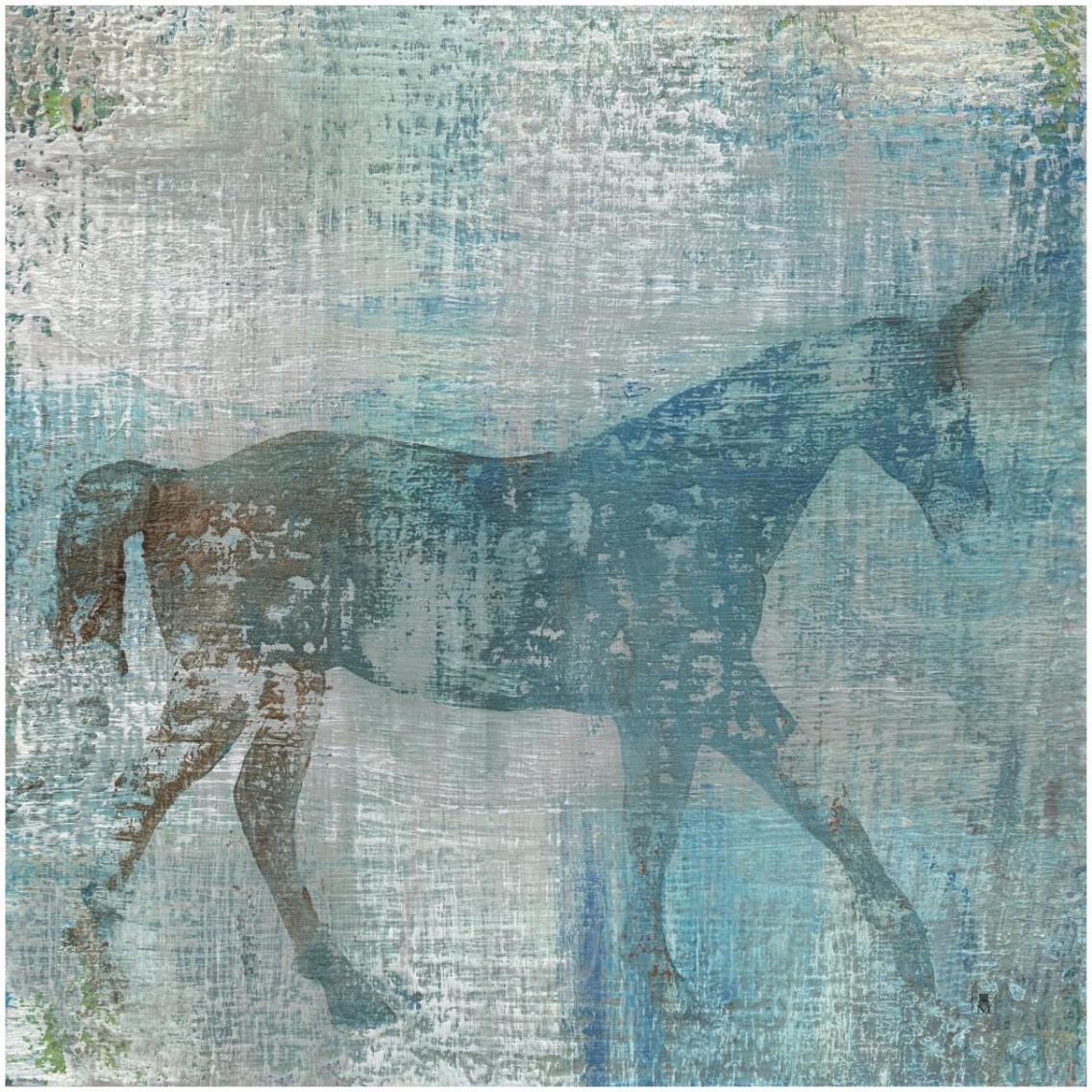 Cheval I -Paper Art-32&quotx32"