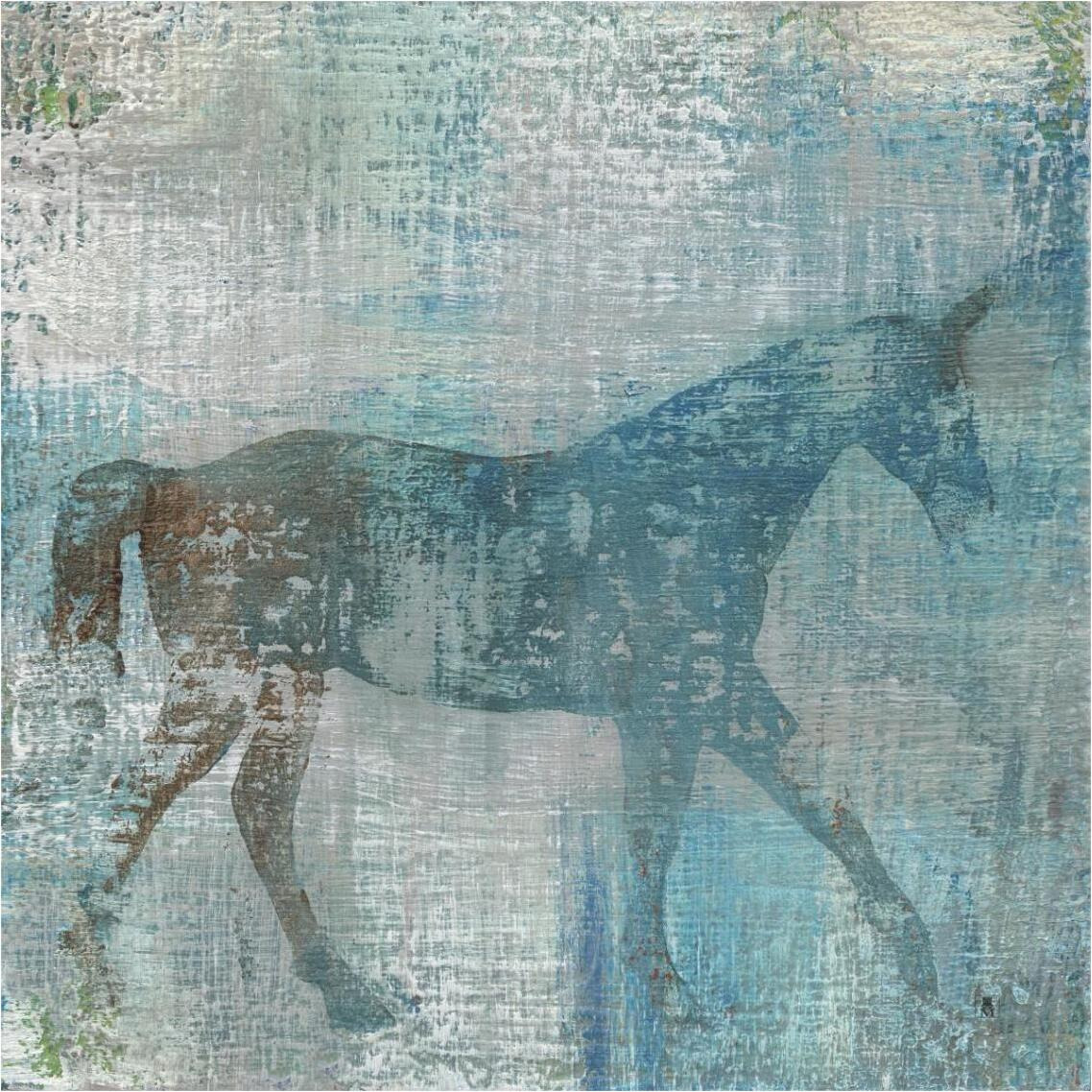 Cheval I -Paper Art-38&quotx38"