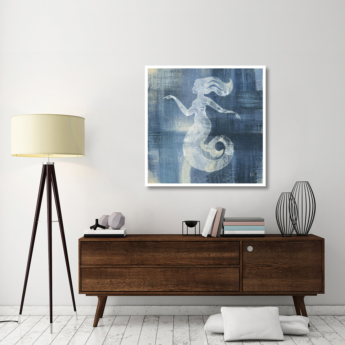 Batik Seas IV -Paper Art-42&quotx42"
