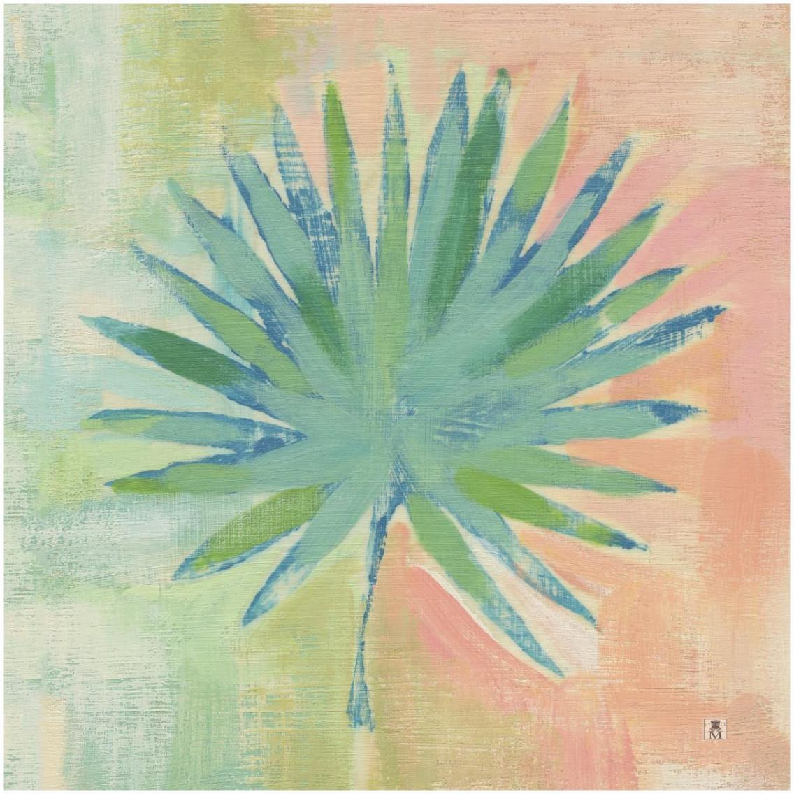 Beach Cove Leaves II -Paper Art-32&quotx32"