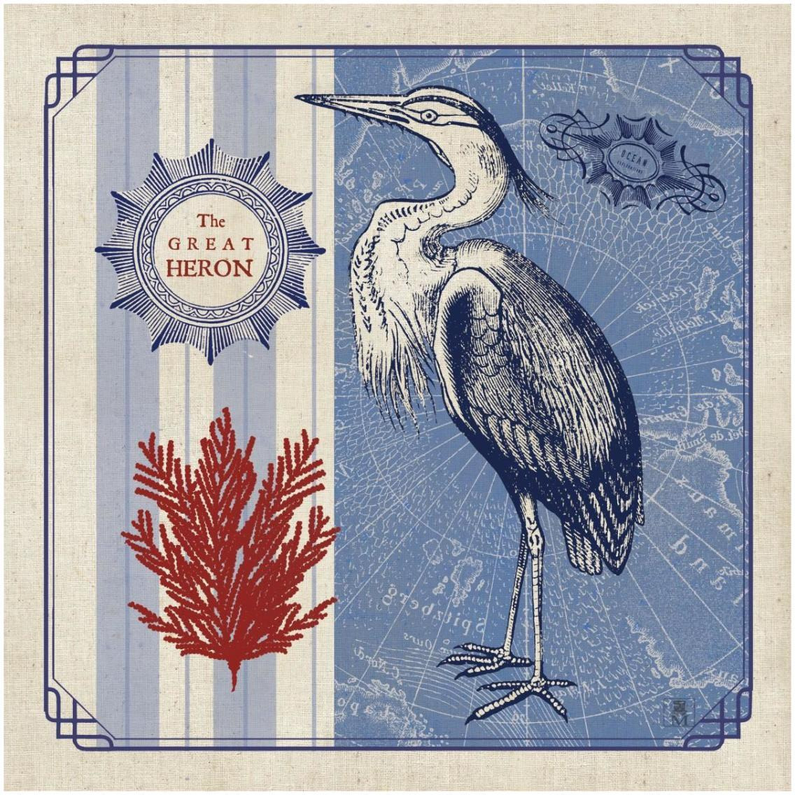 Sea Bird IV -Paper Art-32&quotx32"