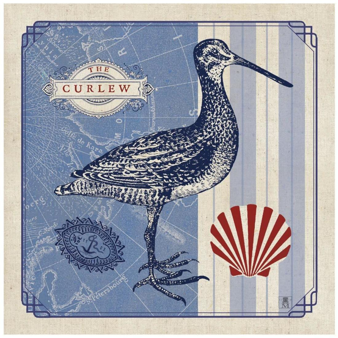 Sea Bird III -Paper Art-20&quotx20"
