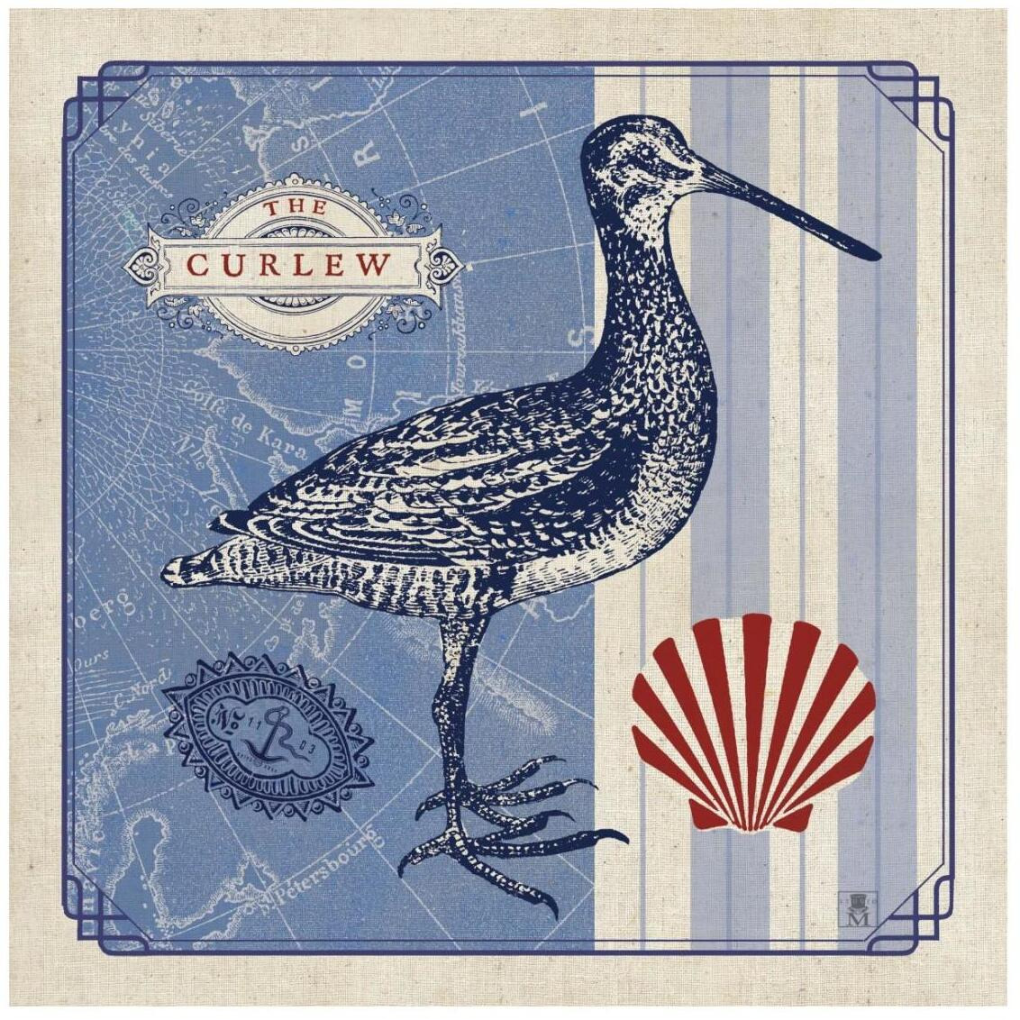Sea Bird III -Paper Art-26&quotx26"
