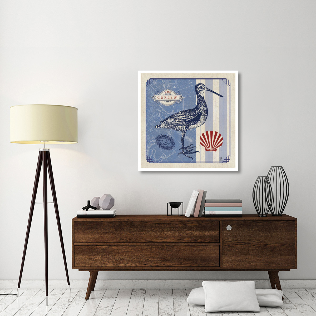 Sea Bird III -Paper Art-38&quotx38"