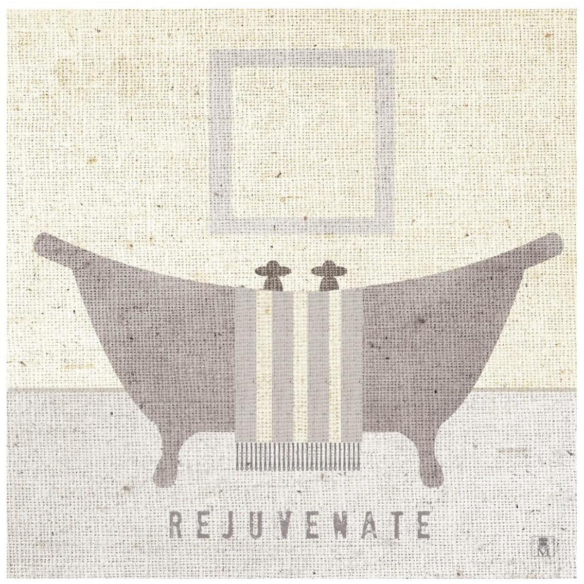 Soft Cleanse I -Paper Art-26&quotx26"