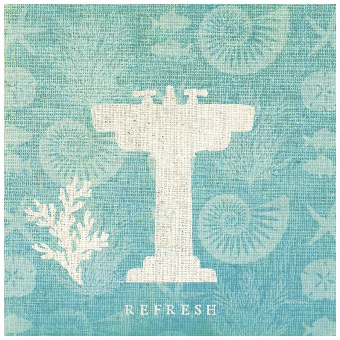 Pacific Bath III -Paper Art-26&quotx26"