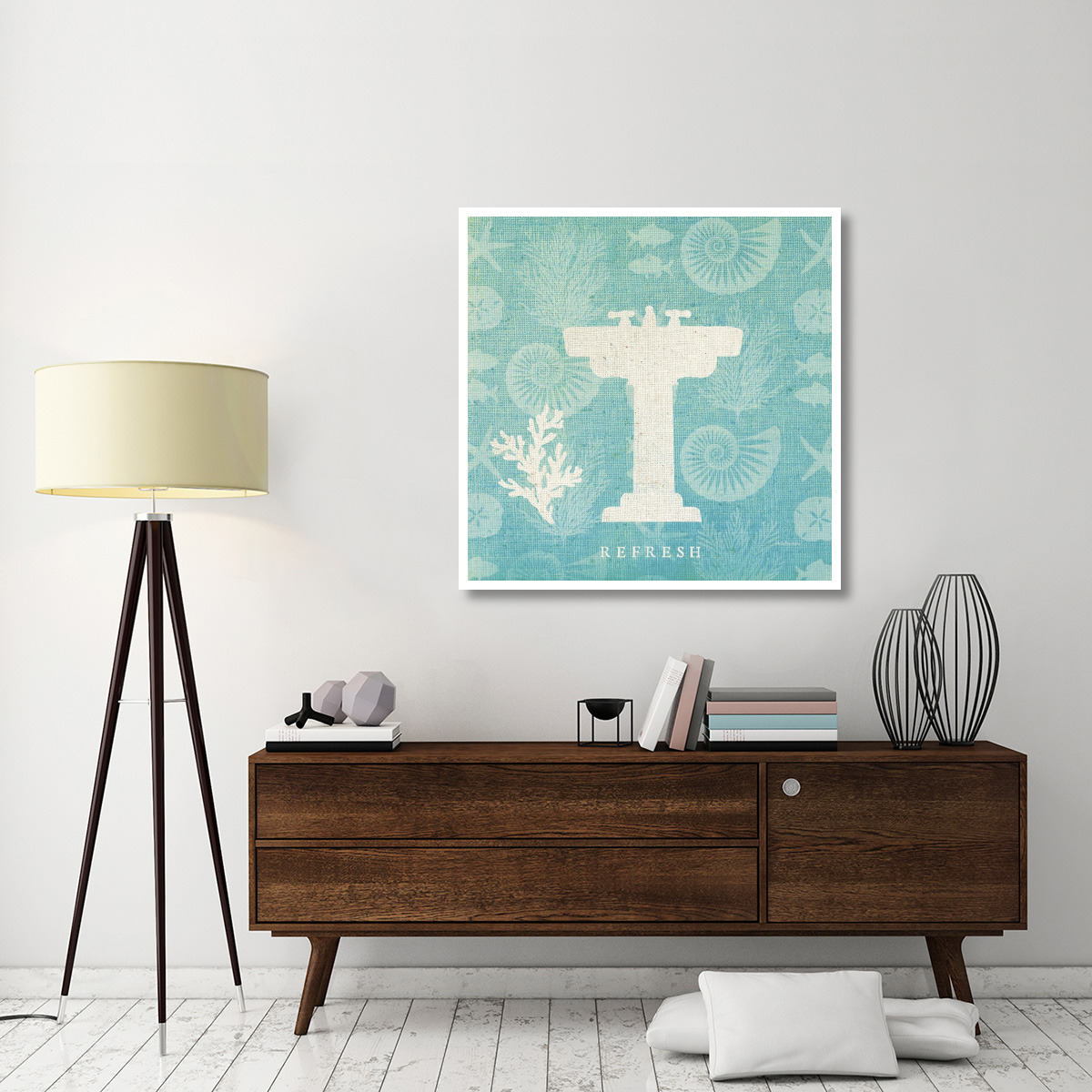 Pacific Bath III -Paper Art-42&quotx42"