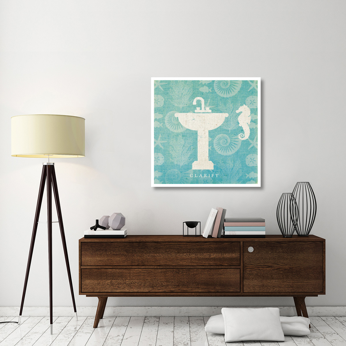 Pacific Bath II -Paper Art-38&quotx38"