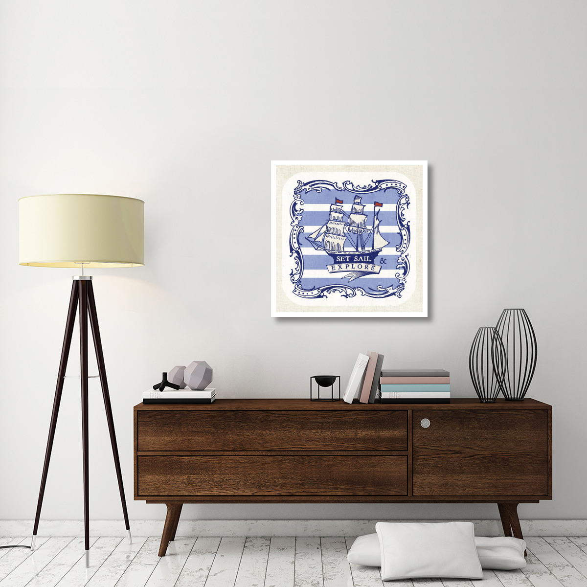 On the Coast Border II -Paper Art-32&quotx32"
