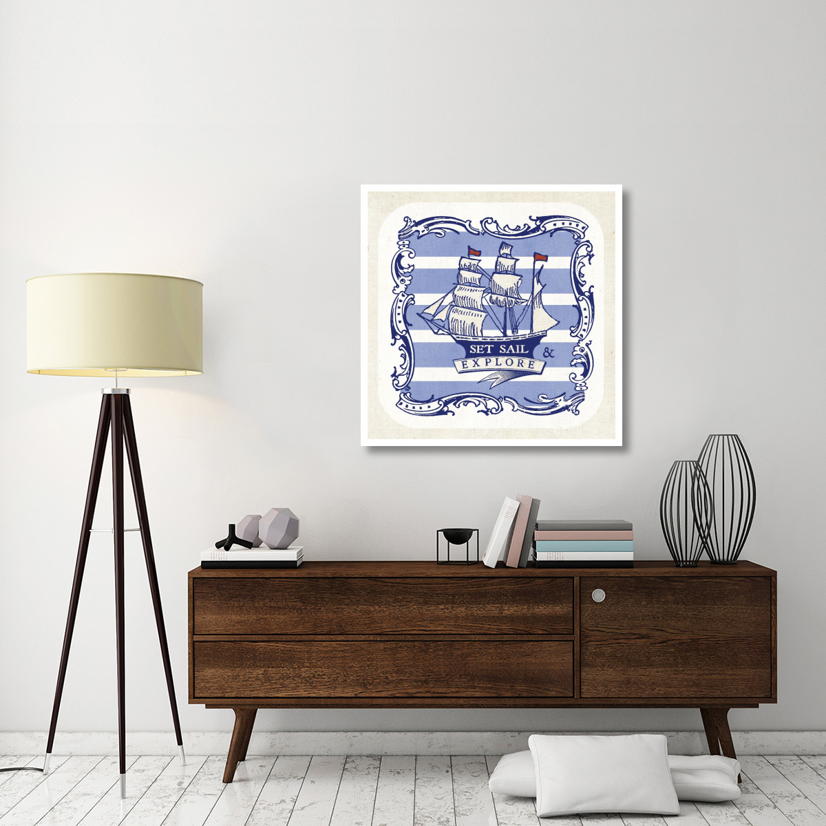 On the Coast Border II -Paper Art-38&quotx38"