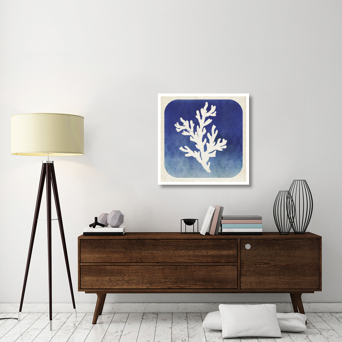 Watermark Coral -Paper Art-32&quotx32"