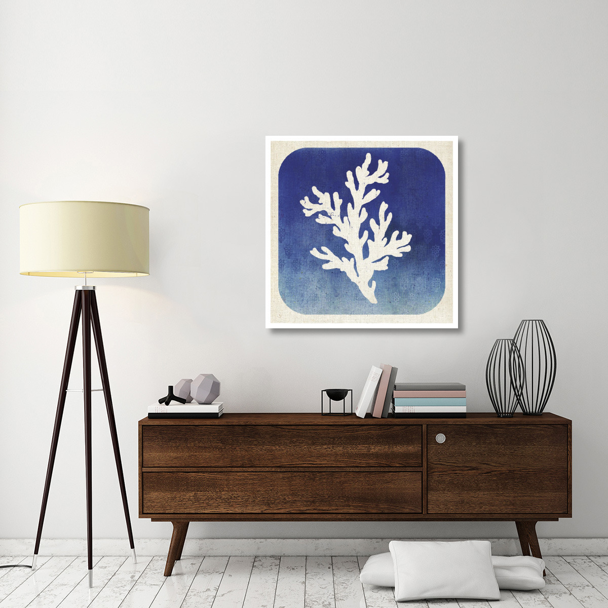 Watermark Coral -Paper Art-38&quotx38"