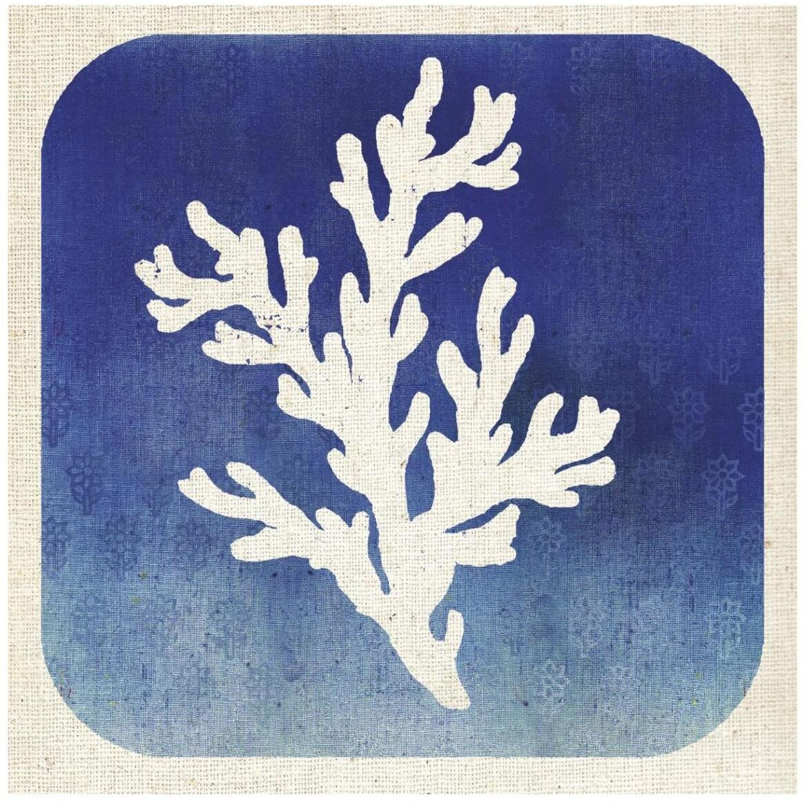 Watermark Coral -Paper Art-42&quotx42"