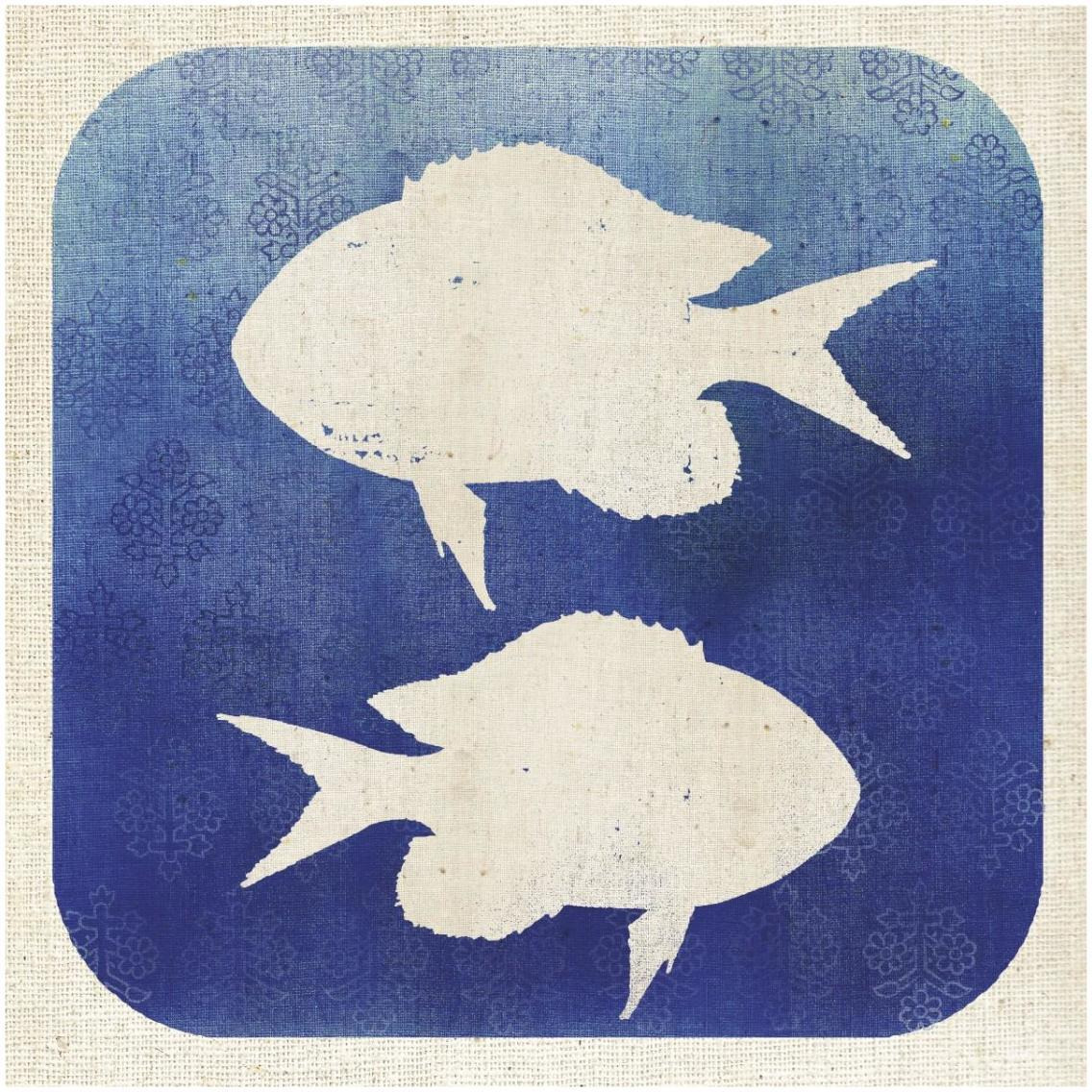 Watermark Fish -Paper Art-32&quotx32"