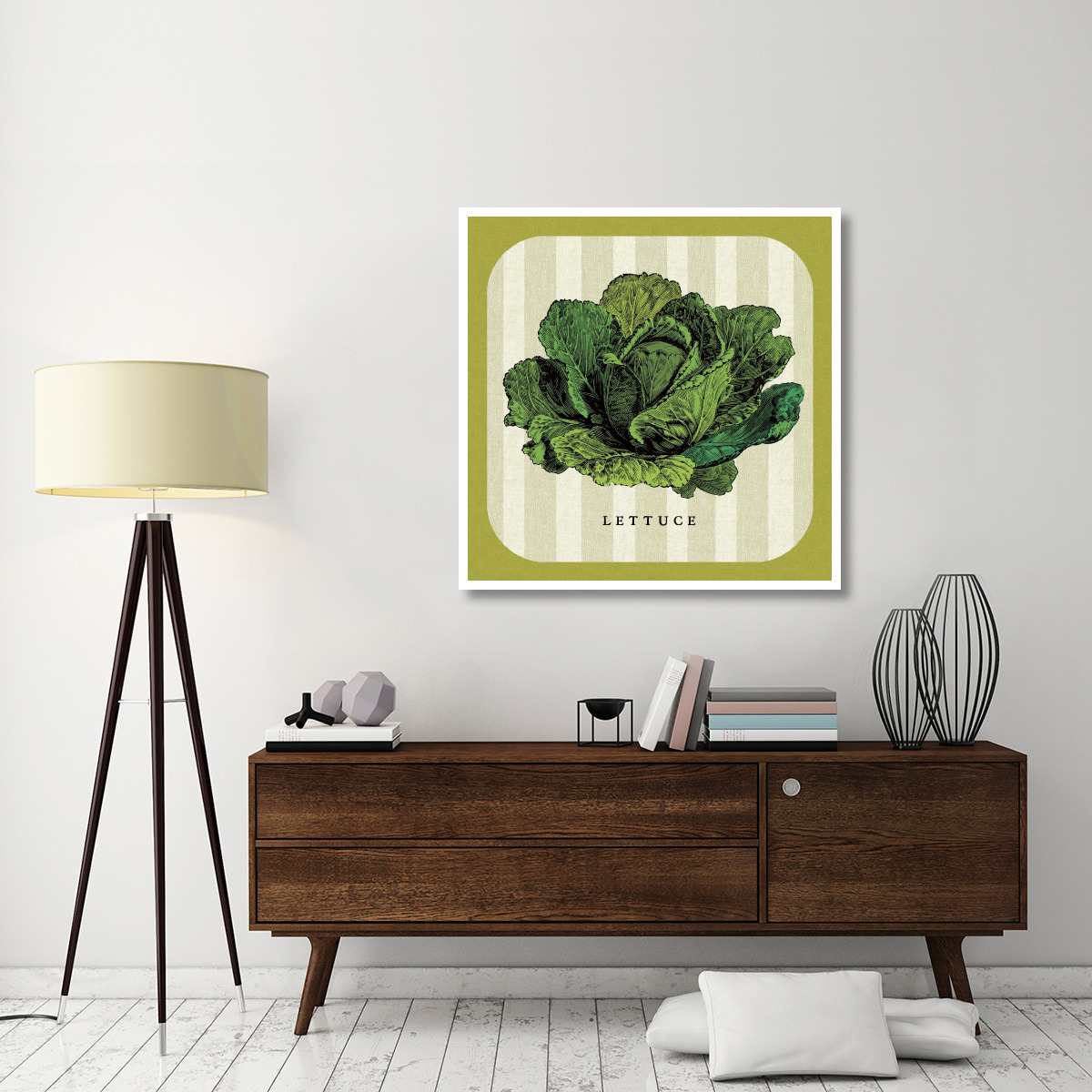 Linen Vegetable II -Paper Art-42&quotx42"