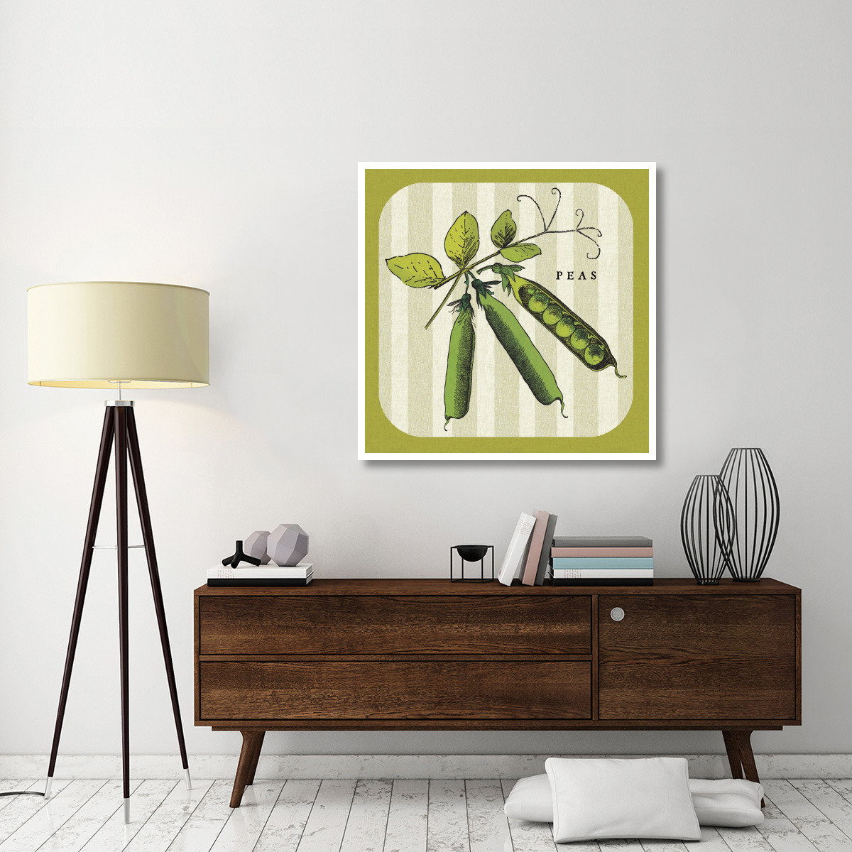Linen Vegetable IV -Paper Art-42&quotx42"