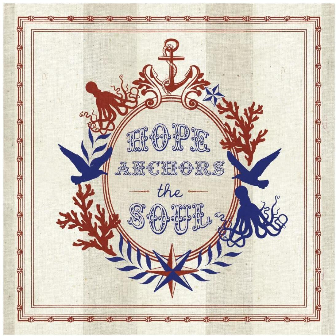 Nautical Wisdom II -Paper Art-20&quotx20"