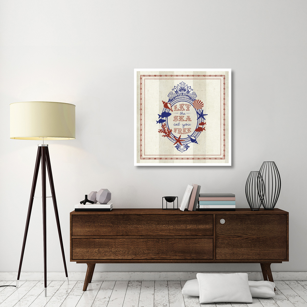 Nautical Wisdom III -Paper Art-38&quotx38"