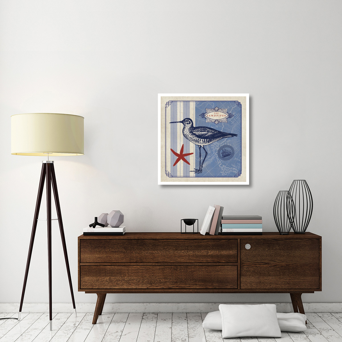 Sea Bird II -Paper Art-32&quotx32"