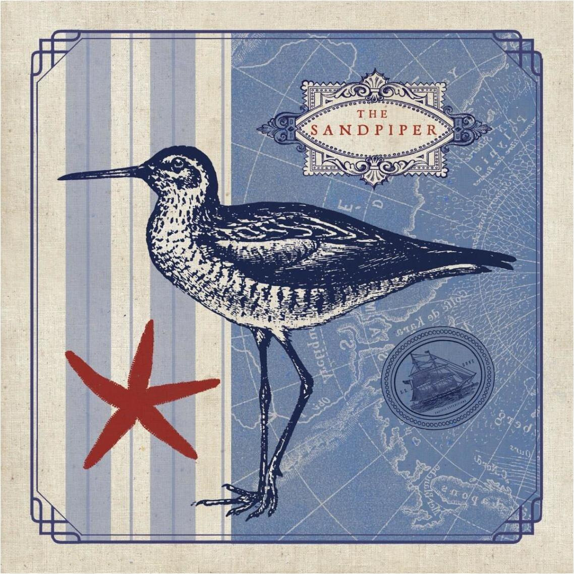 Sea Bird II -Paper Art-38&quotx38"